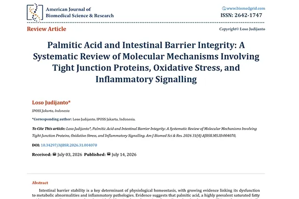 Palmitic Acid and Intestinal Barrier Integrity
